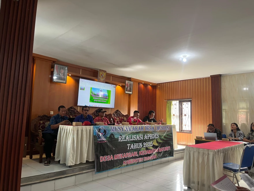Musdes pertanggungjawaban APBDes Tahun 2025
