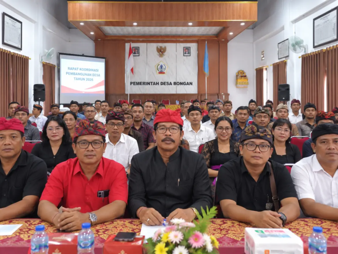 Rapat Koordinasi Perubahan APB Desa Tahun 2026 Digelar di Desa Bongan